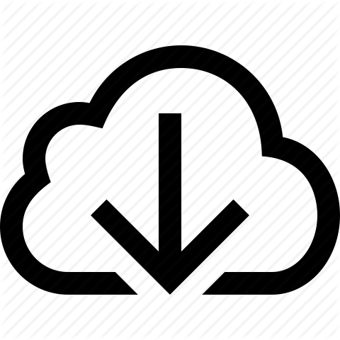 480x480 Cloud, Down, Download Icon