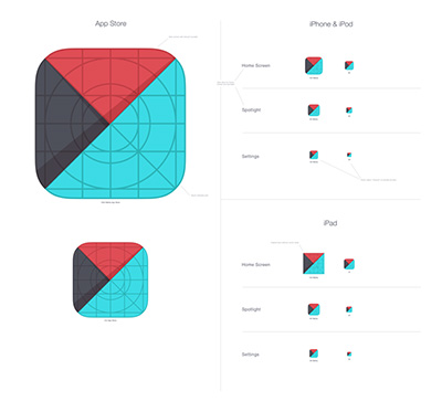 Ios Icon Grid Images 400x373 Ios Icon Grid Images