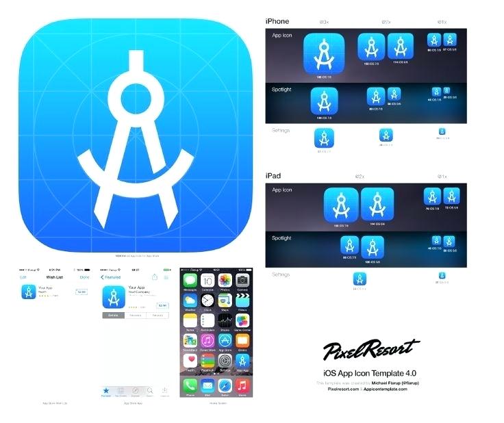 736x618 Ios Icon Template