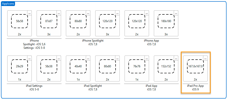 941x416 How To Add Icon For Ipad App Xamarin Community Forums
