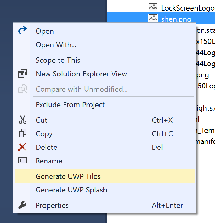 694x722 Uwp Tile Generator Extension For Visual Studio