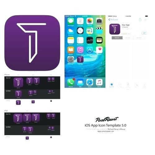 500x500 Ios Icon Template