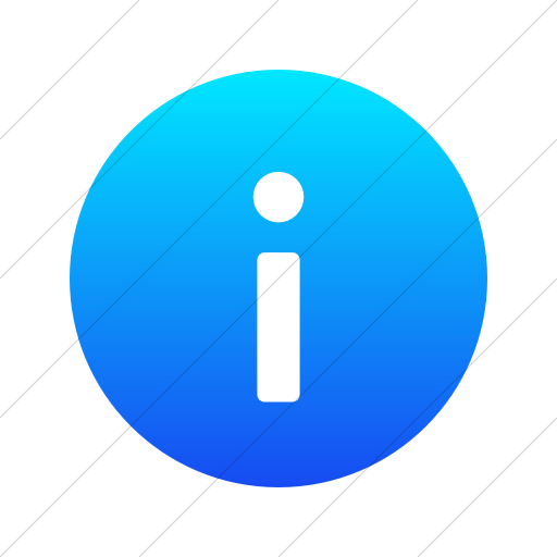 512x512 Iconsetc Simple Ios Blue Gradient Foundation Info Icon