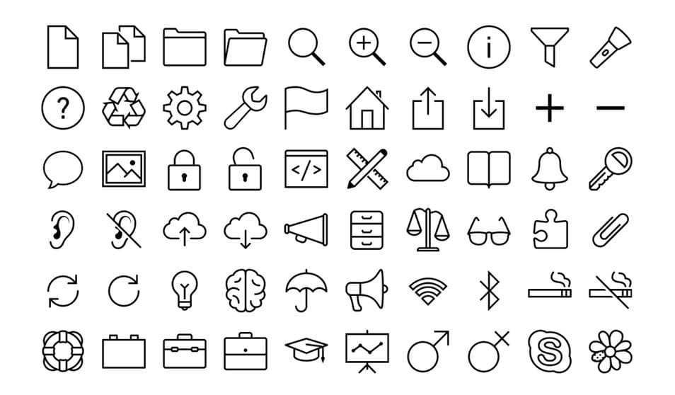 954x558 Free Line Icon Sets Free Icons Css Author