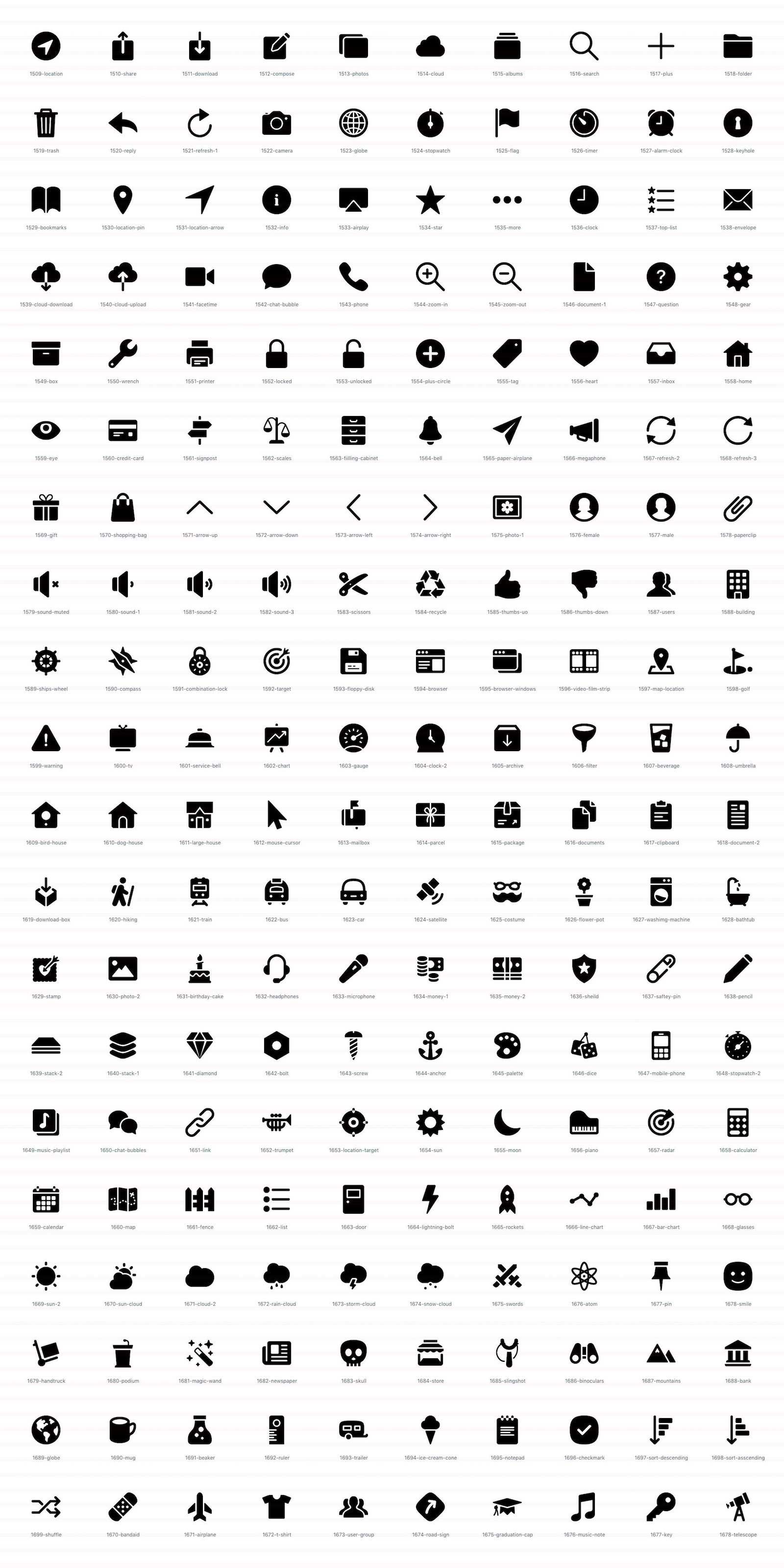 1600x3200 Glyphish Icons For Ios Preview Line Icons Ios Line Icon