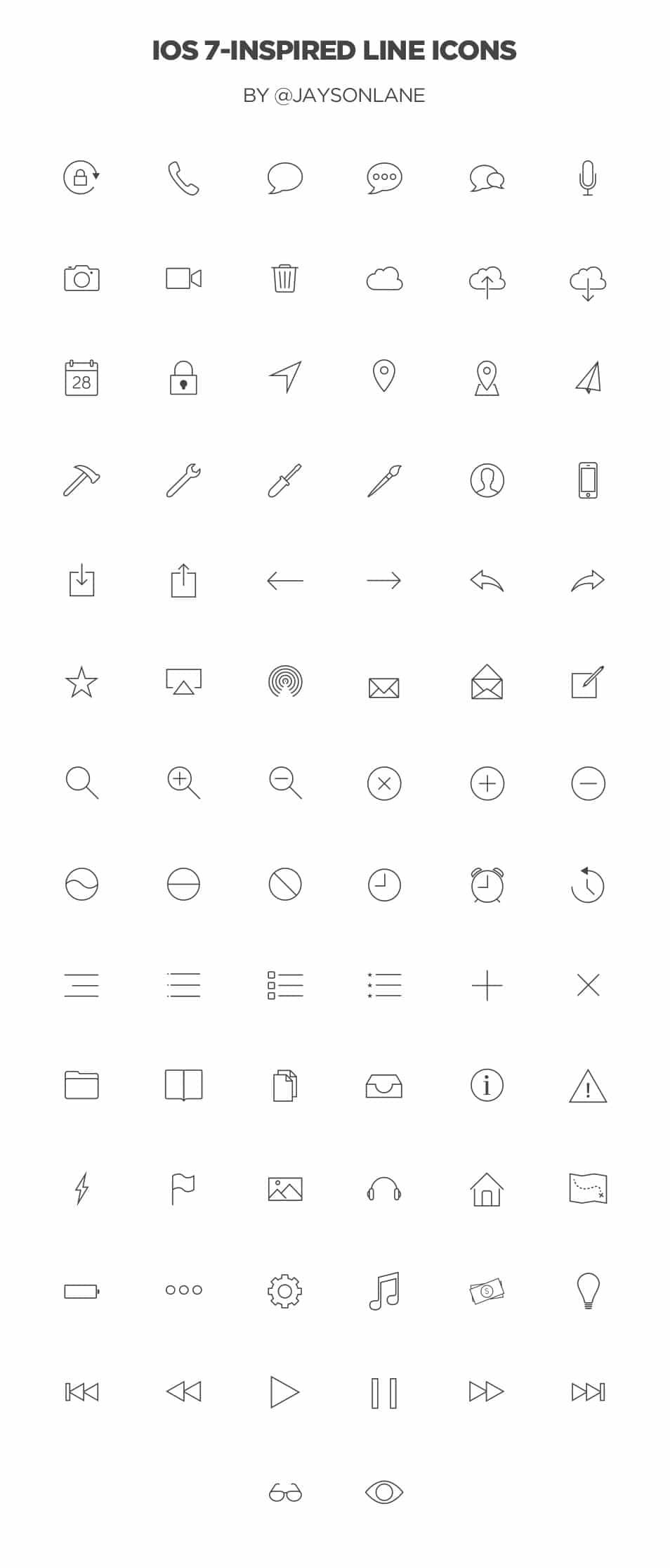 954x2230 Ultimate Collection Of Free Line Icon Sets Css Author