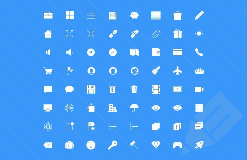 800x518 Ultra Thin Vector Icons