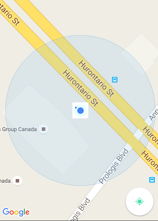 635x885 Ios Gmsmapview Showing My Location Icon With White Background