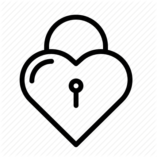 512x512 Heart, Ios, Lock, Love, Romantic, Secure, Valentine Icon