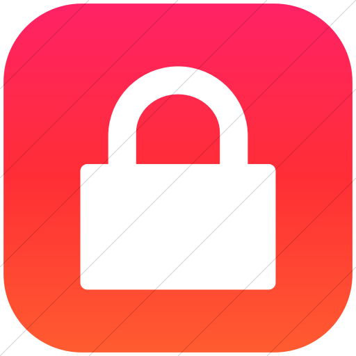 512x512 Iconsetc Flat Rounded Square White On Ios Orange Gradient