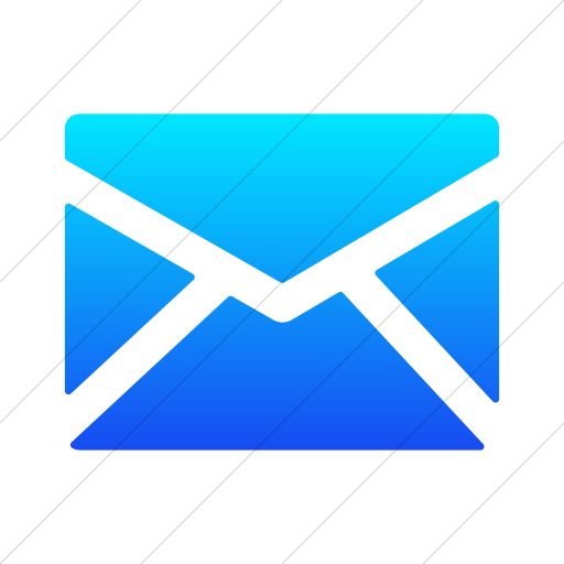 512x512 Iconsetc Simple Ios Blue Gradient Foundation Mail Icon
