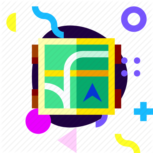 512x512 Adaptive, Game, Ios, Isolated, Map, Material Design Icon