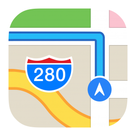 280x280 Png Images Map Icons, Apple Maps, Map
