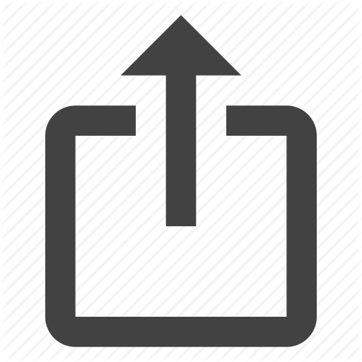 512x512 Arrow, Export, File, Ios, Material, Share Icon