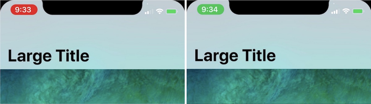 1200x336 Iphone X' Split Status Bar Leak Shows Off Animated Battery Icon