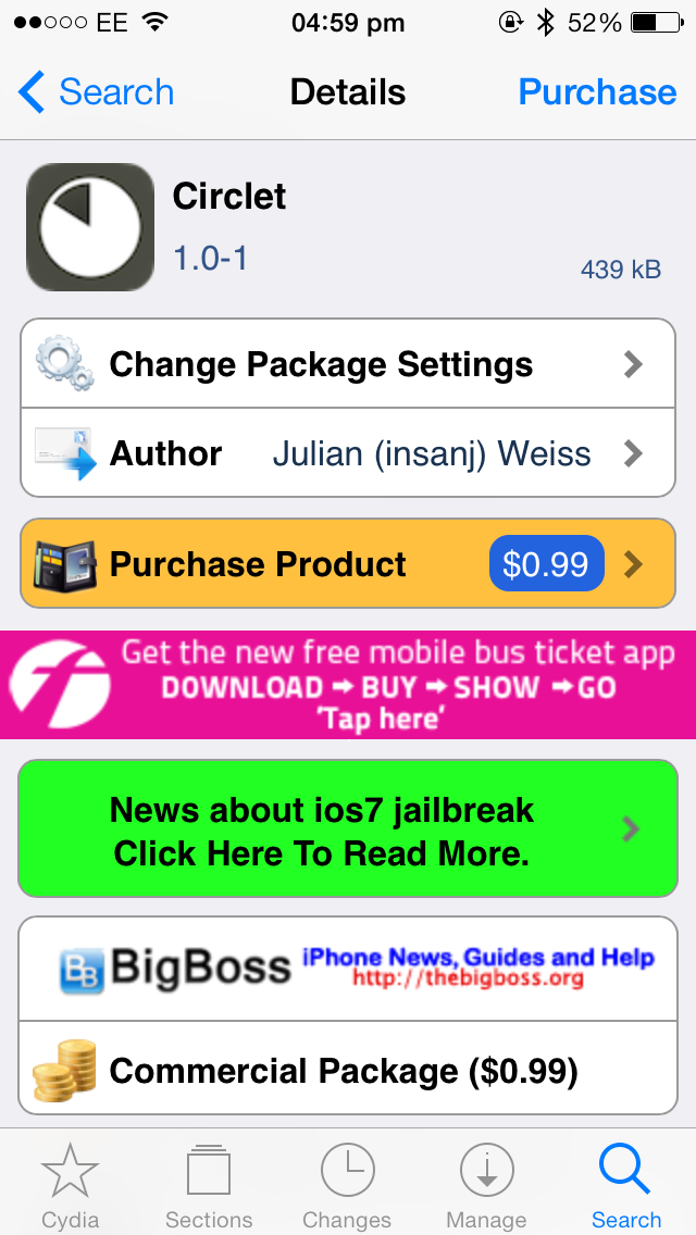 640x1136 Cydia Tweak Circlet Offers An Interesting Take On Ios Status Bar