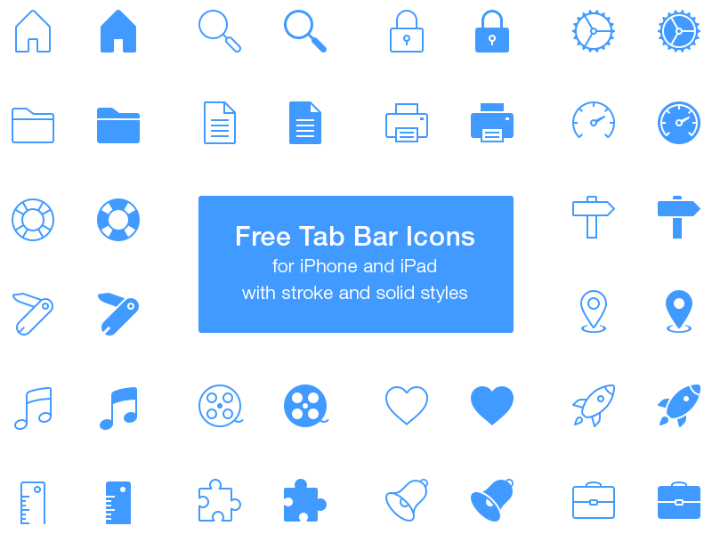800x600 Free Tab Bar Icons