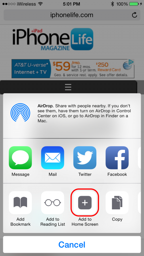 500x889 How To Add A Website To Your Home Screen