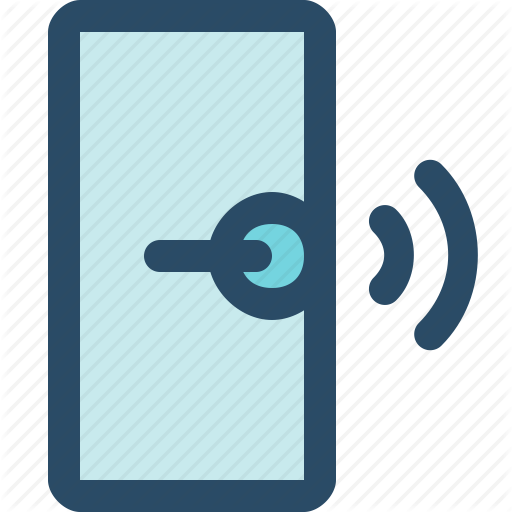 512x512 Door, Handle, Internet Of Things, Iot, Smart House, Technology Icon