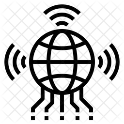 Iot Icon Of Line Style 256x256 Iot Icon Of Line Style