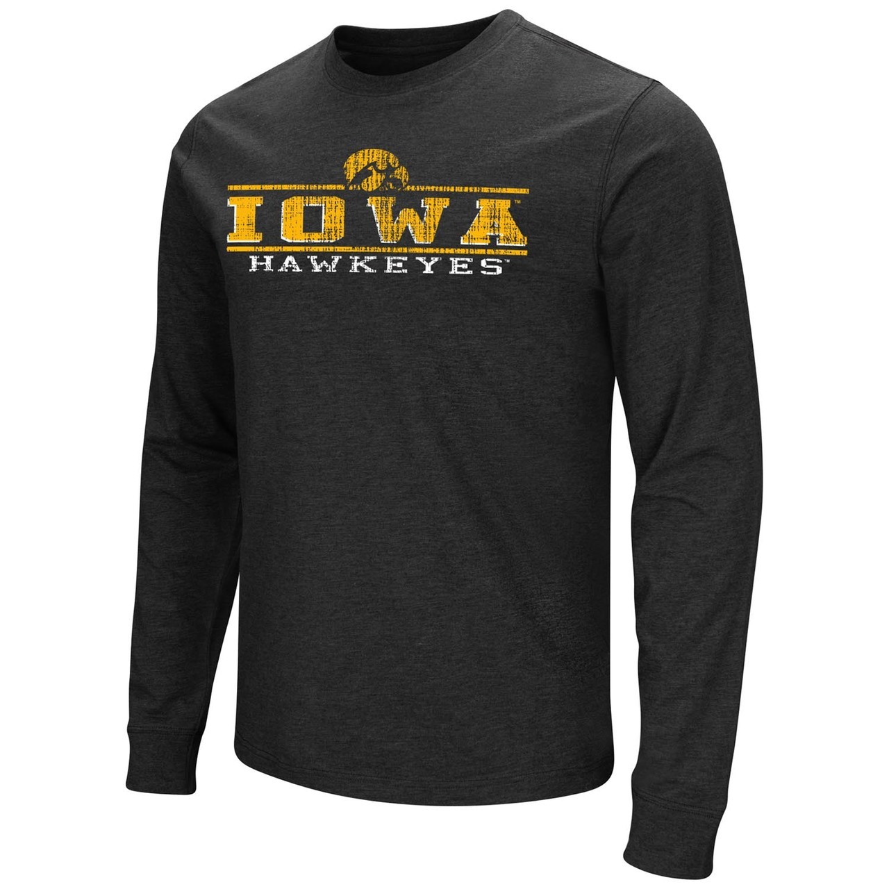 Iowa Hawkeyes Adult Vintage Icon Logo Long Sleeve T Shirt 1280x1280 Iowa Hawkeyes Adult Vintage Icon Logo Long Sleeve T Shirt