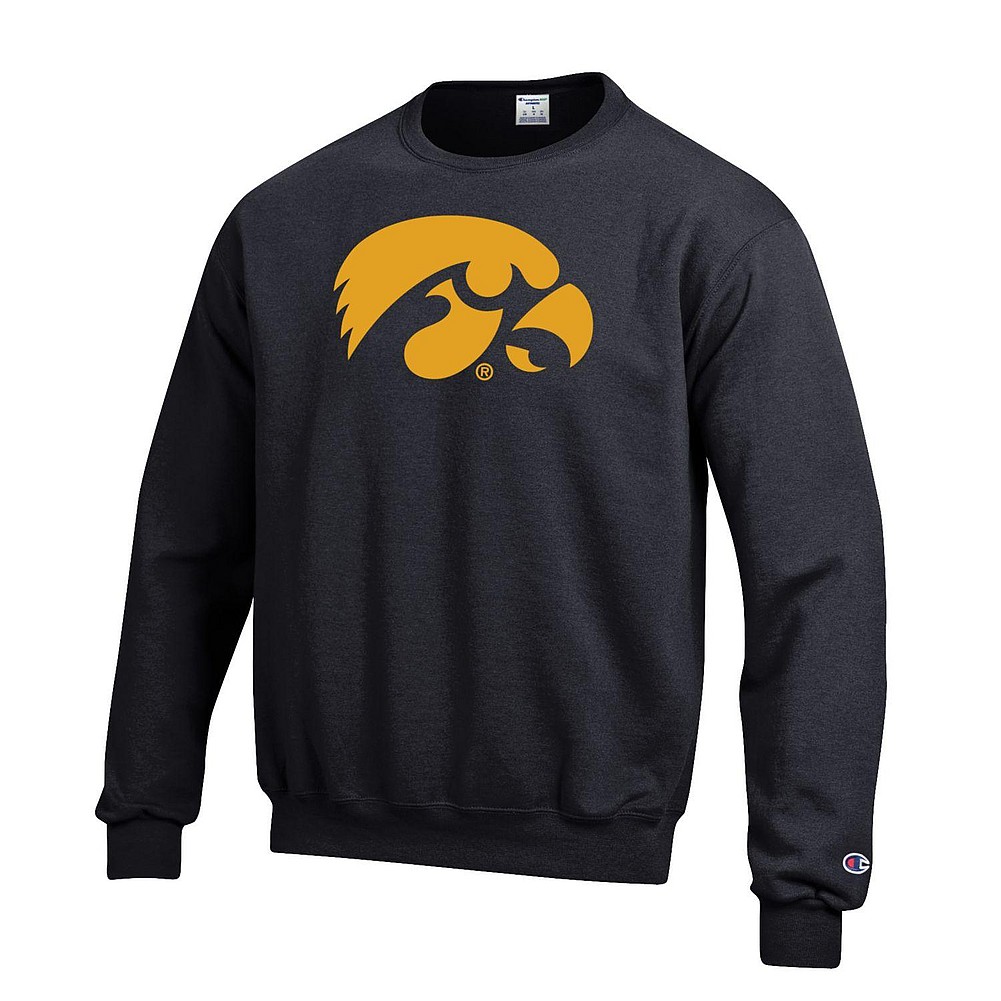 Iowa Hawkeyes Crewneck Sweatshirt Icon Black 1001x1001 Iowa Hawkeyes Crewneck Sweatshirt Icon Black