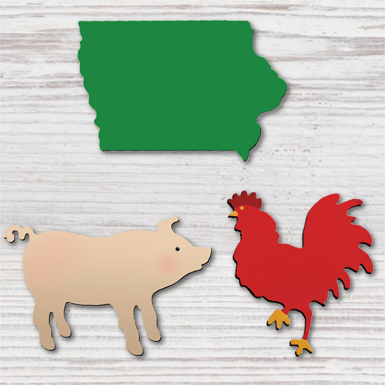 750x750 Iowa Icon Magnets