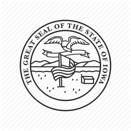 512x512 America, Iowa, Seal, State, State Seal, State Symbol, Usa Icon