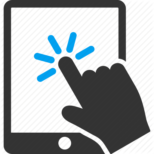 512x512 Click, Gesture, Hand, Ipad, Point, Pointer, Touch Icon