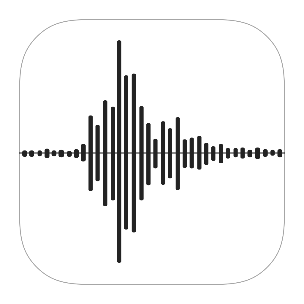 1024x1024 Voice Memos Icon Png Image