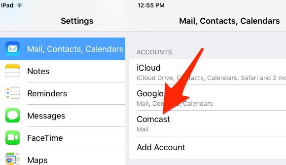 580x334 How To Setup Comcast Email On Your Iphone Or Ipad