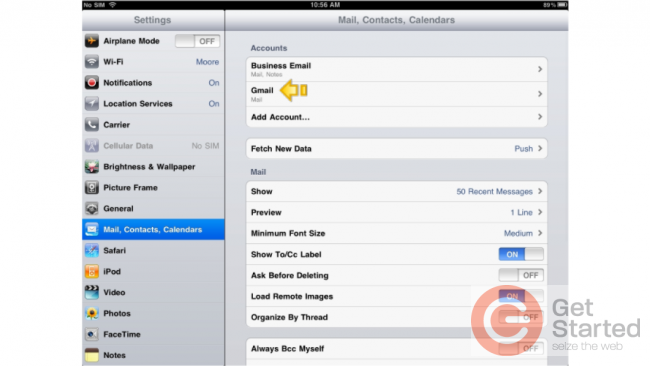650x366 Configuring A Gmail Email Account On An Ipad