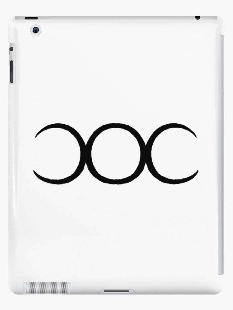 750x1000 Triple Moon Hand Drawn Symbol Ipad Case Skin