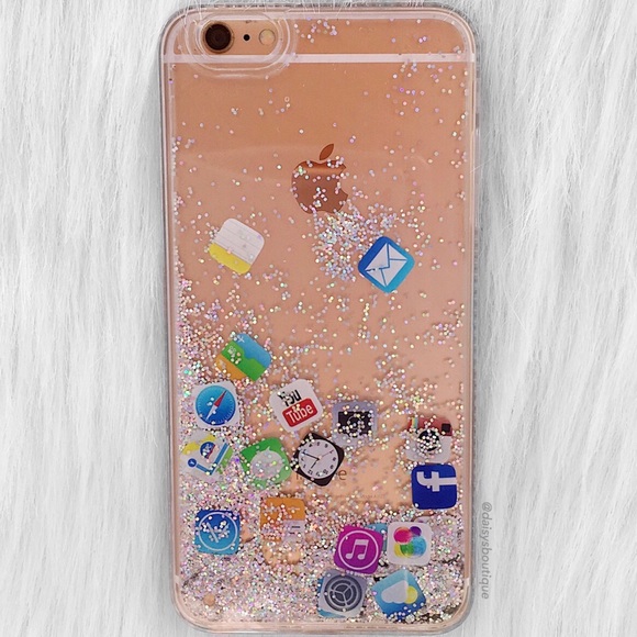 580x580 Daisys Boutique Accessories App Icon Glitter Waterfall Iphone