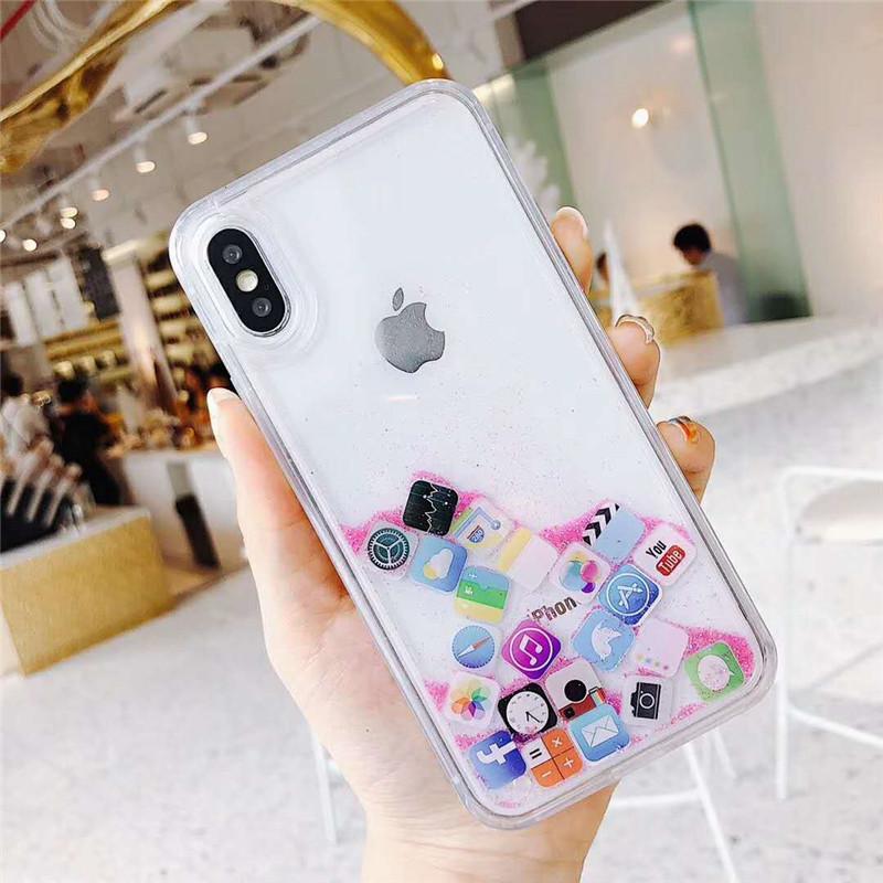 800x800 Fun Mobile App Icons Phone Case For Iphone X For Iphone