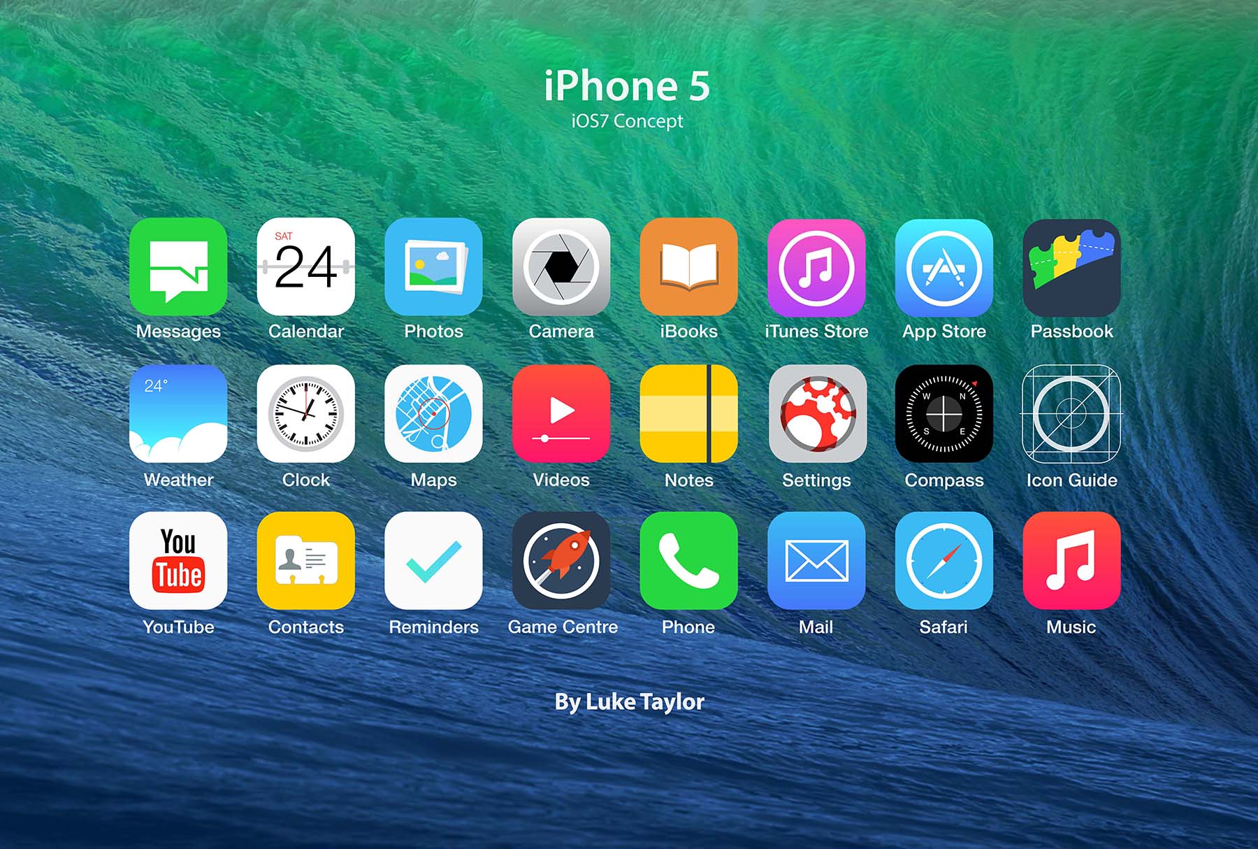 1800x1214 Ios Icon Set Redesign Luke And Jules