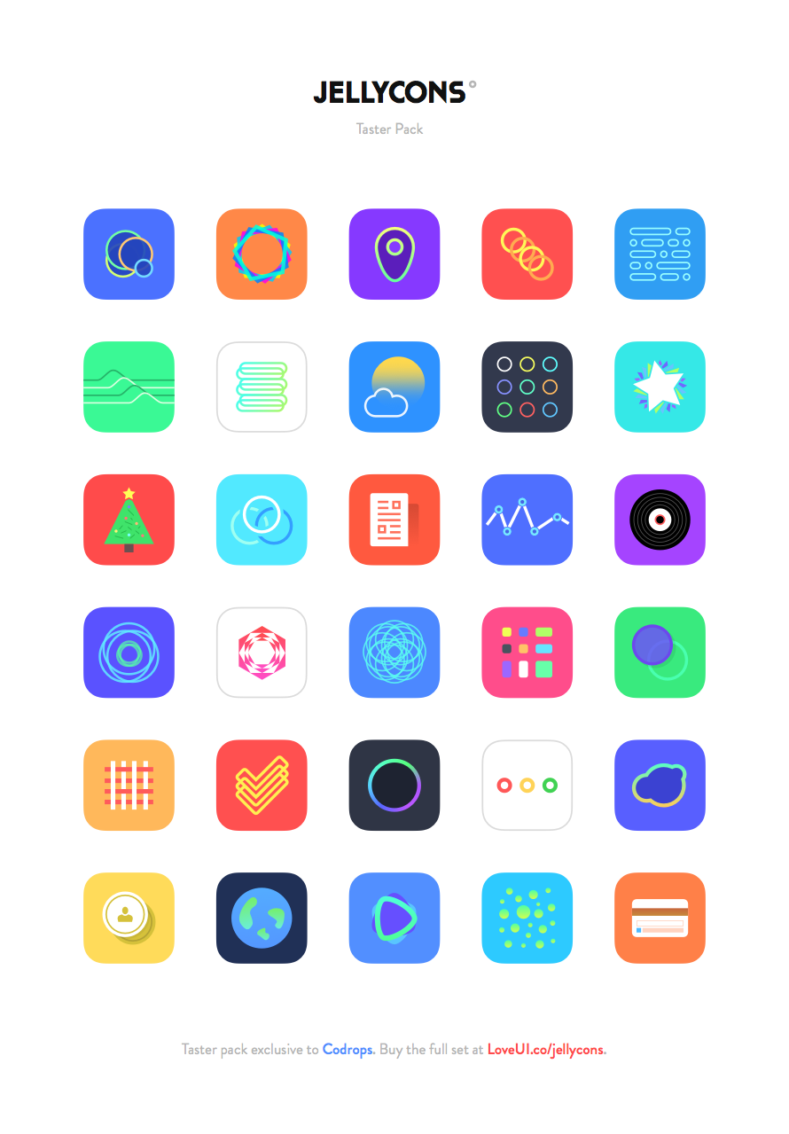 Freebie Jellycons Ios App Icon Set Codrops 890x1279 Freebie Jellycons Ios App Icon Set Codrops