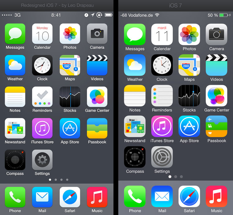 Designer Comes Up With Better Iphone App Icons 750x692 Designer Comes Up With Better Iphone App Icons