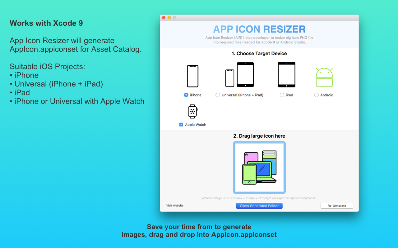 1280x800 App Icon Resizer Ireka Soft