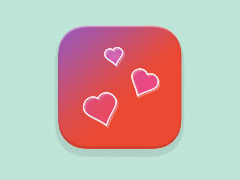 Dating App With Heart Icon Iphone App With Heart Icon At Vectorified.com