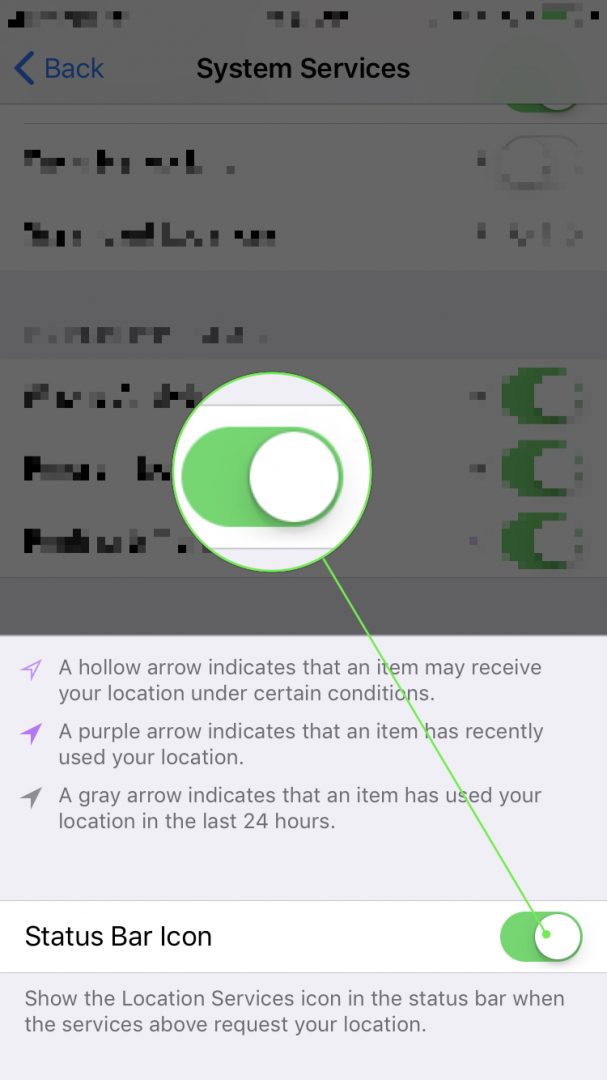 Iphone Arrow Next To Battery Icon at Collection of