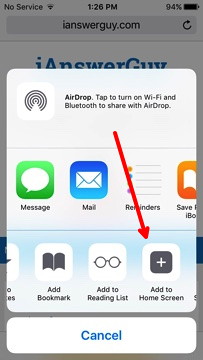 203x360 How To Add A Website Icon To Your Home Screen