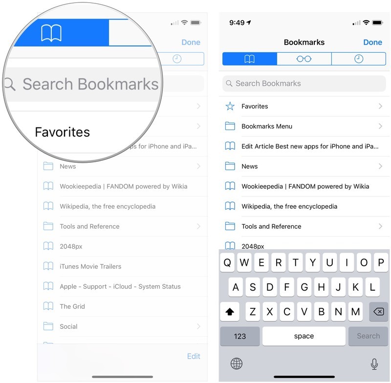800x784 How To Use Bookmarks And Reading List In Safari On Iphone And Ipad
