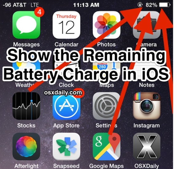 How To Show Battery Percentage On Iphone To Indicate Remaining 610x553 How To Show Battery Percentage On Iphone To Indicate Remaining