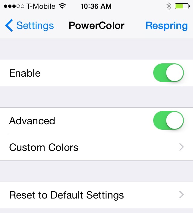 Powercolor Brings Custom Color Gradients To The Ios Battery Indicator 640x706 Powercolor Brings Custom Color Gradients To The Ios Battery Indicator
