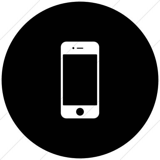 512x512 Iconsetc Flat Circle White On Black Raphael Iphone Icon