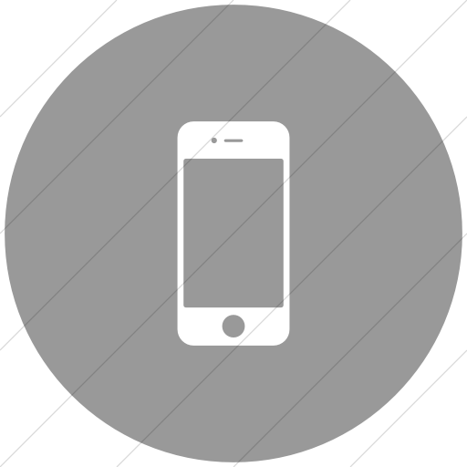512x512 Iconsetc Flat Circle White On Light Gray Raphael Iphone Icon