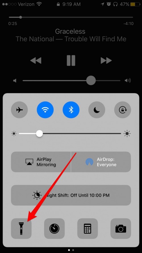 500x889 How To Turn Your Iphone Flashlight On Off