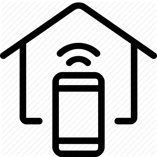512x512 Home, House, Iphone, Phone, Remote, Smartphone, Wireless Icon