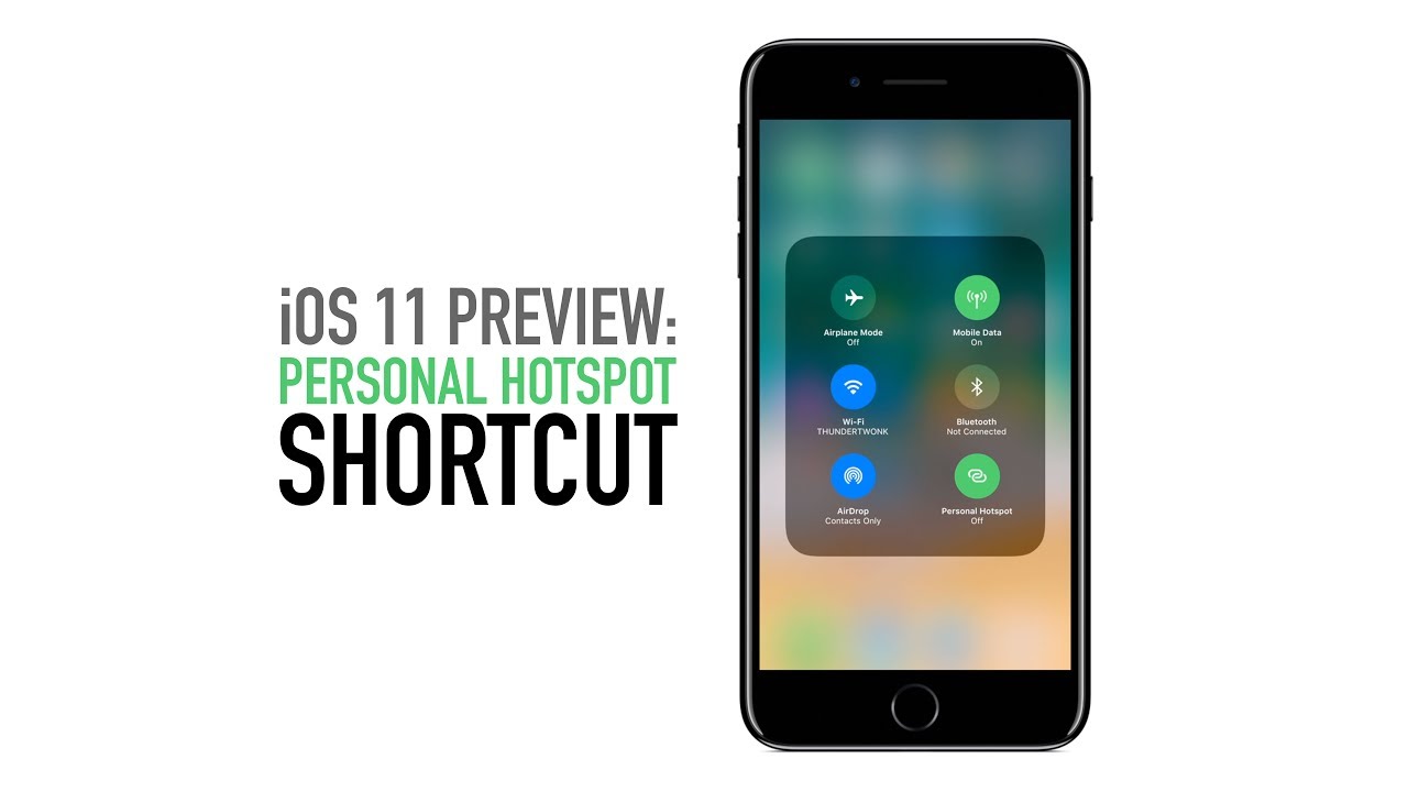 1280x720 How To Find The Personal Hotspot Shortcut In Ios